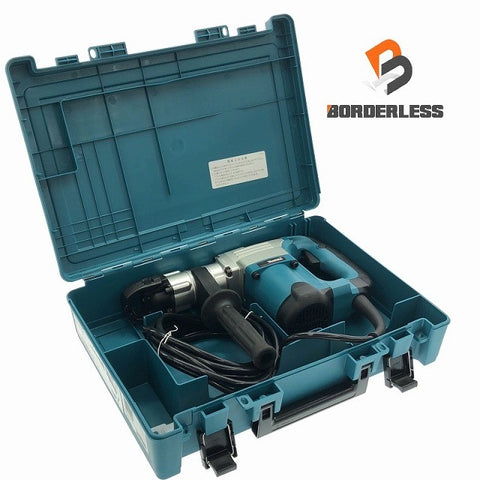 ☆極美品☆makita マキタ 100V 電動ハンマー HM0830 本体+ケース付 六角軸 コンクリートブレーカー ハツリ機 はつり機 斫り機 - 0
