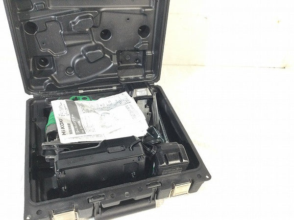 ☆中古品☆HiKOKI ハイコーキ 36V 135mm コードレスジグソー CJ36DA バッテリ2個(36V 2.5AH) 充電器 ケース付 切断 木材加工129017 - 2