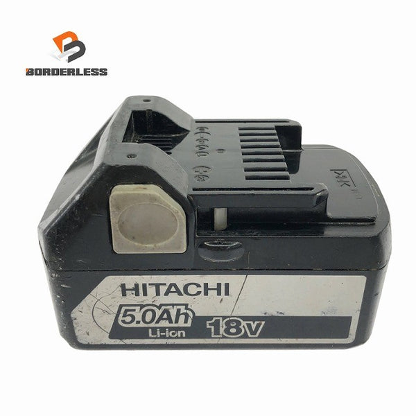 ☆中古品☆HITACHI 日立工機 18V 5.0Ah 純正 リチウムイオンバッテリー BSL1850 リチウムイオン電池 充電池 蓄電池131930 - 1