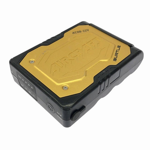 ☆中古品セット☆BURTLE バートル 24V エアークラフト用 バッテリー AC08 ファンユニット AC08-1 金/ゴールド 空調作業服用116785 - 0