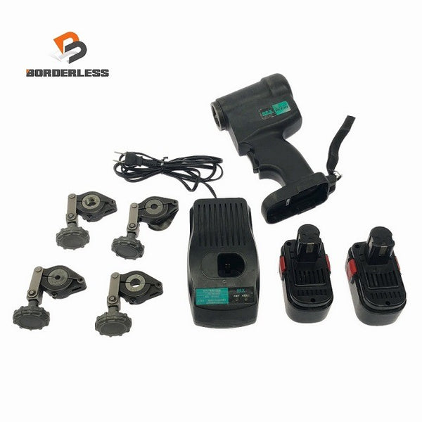 ☆中古品☆REX レックス コードレスフレア RF20N 本体 バッテリー2個(9.6V 2.0Ah) 充電器 付属品４個（クランプライナー） 116870116870 - 1