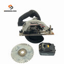☆中古品☆makita マキタ 18V 165mm 充電式マルノコ HS631D ブラック/黒 バッテリー1個(18V6.0Ah) 丸ノコ 丸のこ 電動工具130166 - 1
