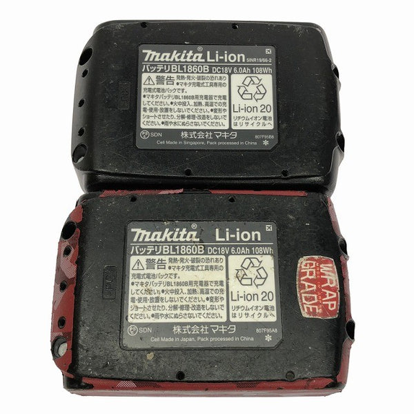 ☆中古品☆makita マキタ 18V 充電式インパクトドライバ TD172D 本体+バッテリー2個(18V 6.0Ah) 付き 電動工具134214 - 10