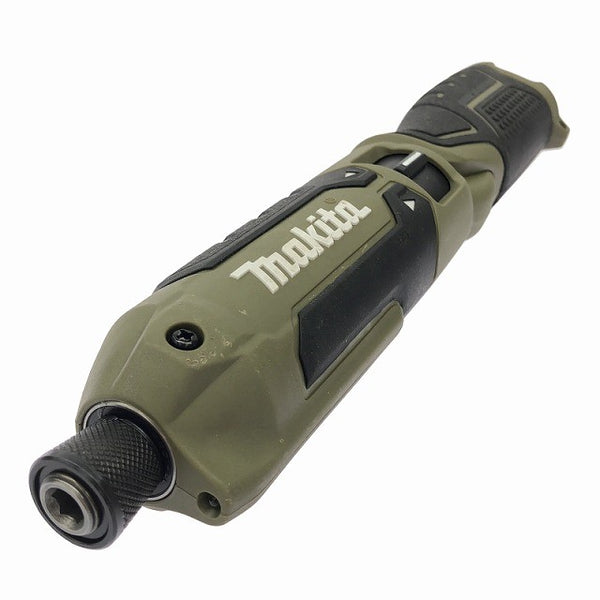 ☆比較的綺麗☆makita マキタ 7.2V 充電式ペンインパクトドライバー TD023DSHXO オリーブ バッテリ2個(1.5Ah) 充電器 ケース付132282 - 4