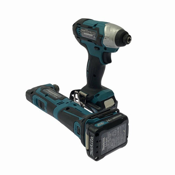 ☆中古品セット☆makita マキタ 10.8V インパクトドライバ TD110D マルチツール TM30D バッテリー4個+充電器+パーツ+専用ケース127287 - 5