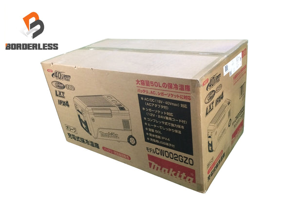 ☆未使用品☆makita マキタ 40Vmax 充電式保冷温庫 CW002GZO オリーブ 本体+付属品 アウトドア キャンプ グランピング 建築現場133652 - 1