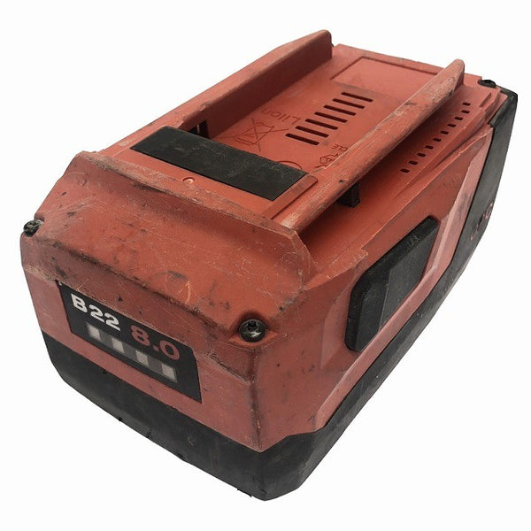 ☆中古品☆HILTI ヒルティ 21.6V 8.0Ah バッテリー2個 B 22/8.0 充電器 C4/36-350135915 - 2