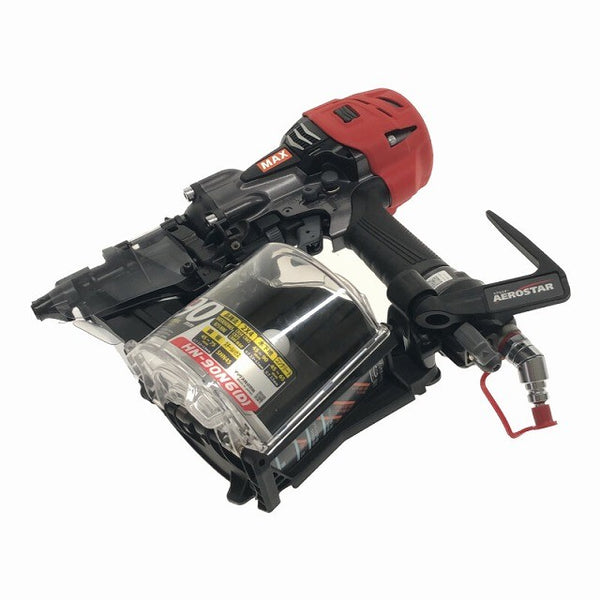 ☆未使用品☆MAX マックス 高圧 90mm スーパーネイラ HN-90N6(D)-G コイルネイラ 高圧釘打機 エアロスター134230 - 4