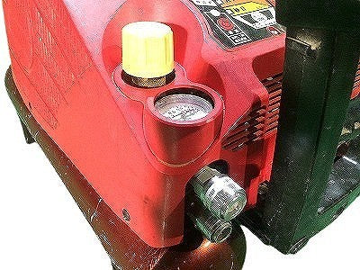 ☆中古品☆MAX マックス 高圧/常圧エアコンプレッサ 11L 無線接続 AK-HL1270E2 エア工具 エアツール 大工道具113789 - 8