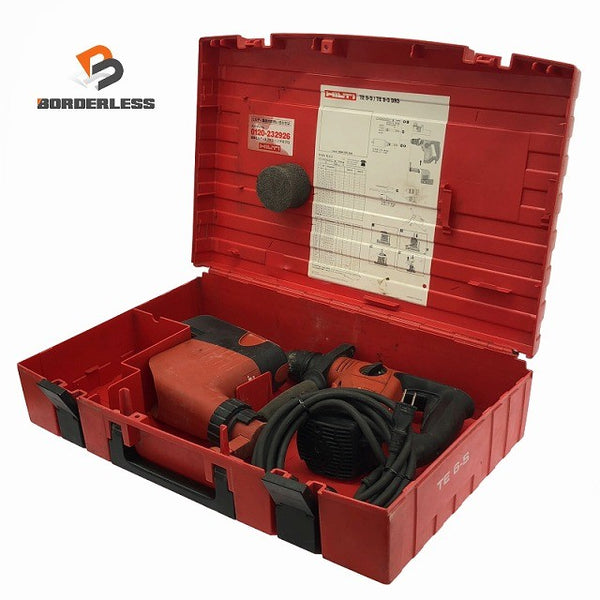 ☆中古品☆HILTI ヒルティ 100V ロータリーハンマドリル TE-6S 集塵システム ケース付 穴あけ コンクリート134907 - 1