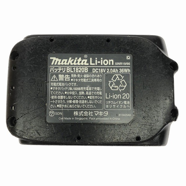 ☆中古品☆makita マキタ 18V 充電式インパクトドライバ TD173D 黒/ブラック バッテリー1個(18V 2.0Ah)付137537 - 10