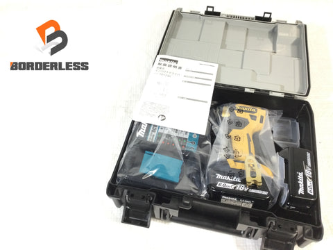☆未使用品☆ makita マキタ 18V 充電式インパクトドライバ TD173DGXPY プレミアムイエロー LXT20周年記念カラー122157