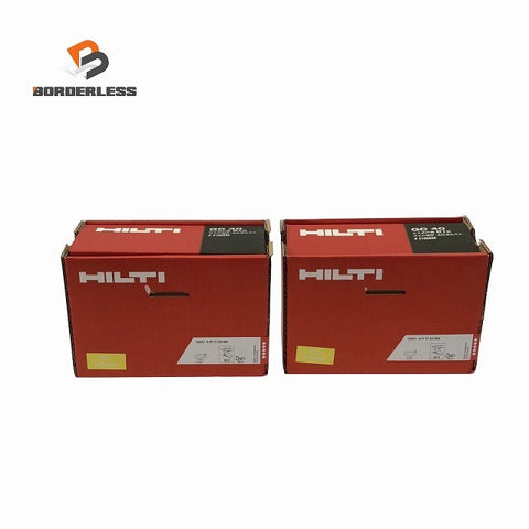 ☆未使用品ガス式消耗品セット☆HILTI ヒルティ ガス式鋲打機用ピン X-P17G3MX ガス缶 GC40 コンクリート用ネイル※コメント必読