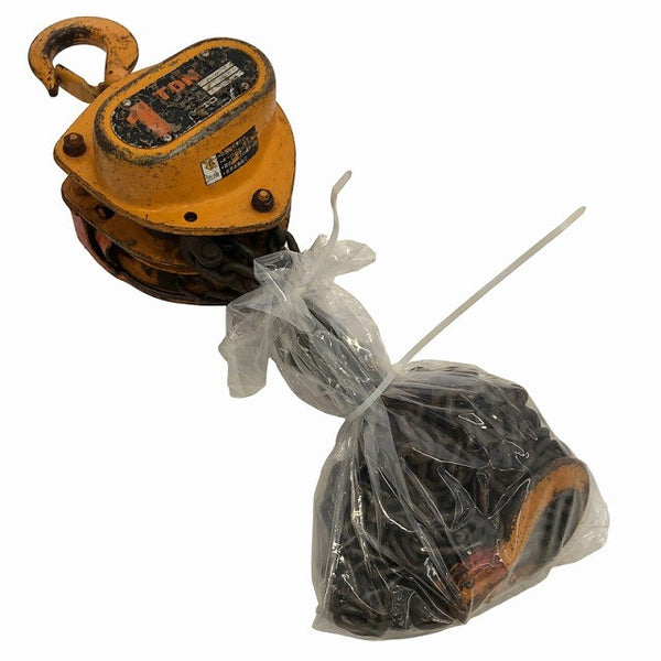 ☆中古品2個セット☆KITO キトー チェーンブロック CB010 M3形 荷重1.0ton/1ton 揚程2.5m 手動式 チェンブロック 吊り具 荷揚げ135819 - 3