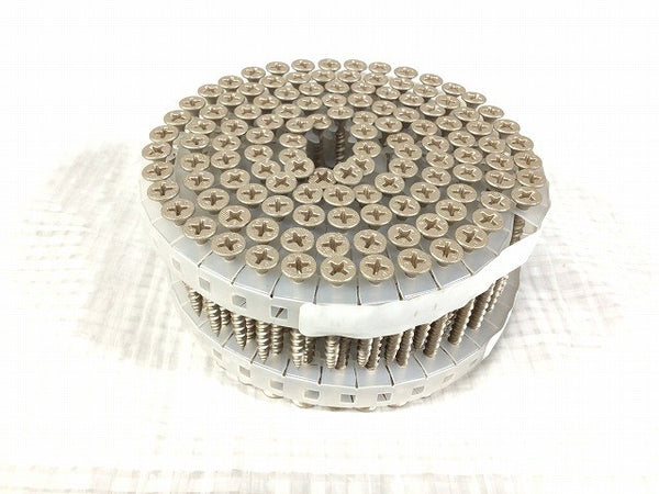 ☆未使用品5箱セット☆恩智製鋲 ロール連結カラーねじ(ノンクロム) SCN3941N ブロンズ 125本×16巻 2000本入×5ケース ロールビス - 3