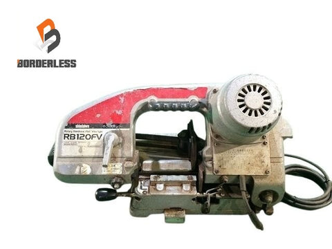 ☆中古品☆SHINDAIWA 新ダイワ 100V 小型バンドソー RB120FV ロータリーバンドソー 帯鋸切断機116590