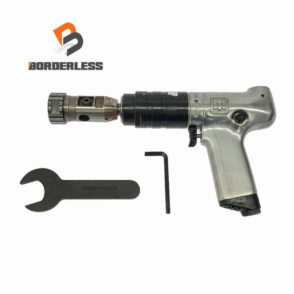 ☆未使用保管品☆Ingersoll Rand インガソールランド エアドリル 7RAQT4 スパナ1本 六角レンチ付き タッパー エアツール エア工具105158 - 1