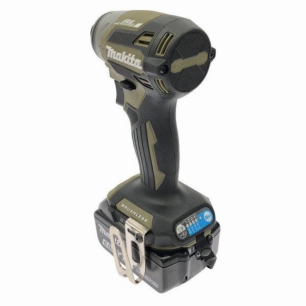 ☆極美品☆makita マキタ 18V 充電式インパクトドライバ TD173DRGXO オリーブ バッテリー2個(18V 6.0Ah)充電器 ケース付135037 - 7