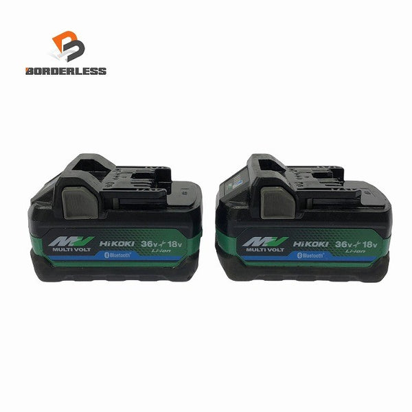 ☆中古品2点☆HiKOKI ハイコーキ 36V 2.5Ah 純正 マルチボルトバッテリー BSL36A18BX Bluetooth リチウムイオン 蓄電池130812 - 1