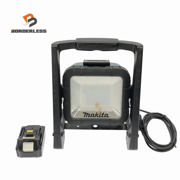 ☆中古品☆makita マキタ 14.4V/18V 充電式LEDスタンドライト ML805 バッテリー1個(18V 6.0Ah)付き133165 - 1