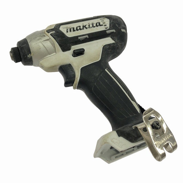 ☆中古品☆makita マキタ 10.8V 充電式インパクトドライバー TD110D 白/ホワイト 充電器(DC10SA)付 コードレス バッテリー式131168 - 2