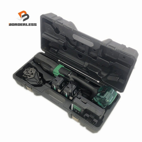 ☆中古品☆HiKOKI ハイコーキ 36V セーバソー/セーバーソーCR36DYA(2WP) バッテリー2個 充電器 チェーンバイス ケース付135334 - 1