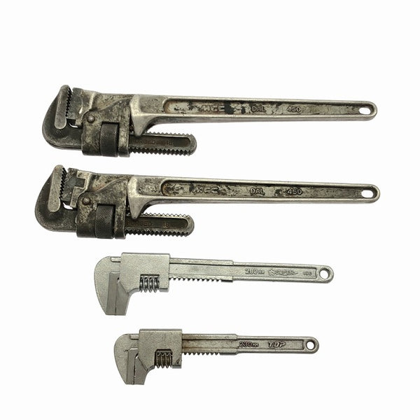☆中古品☆MCC 松坂鉄工所 パイプレンチ 450×2 TOP モーターレンチ MW-230 スーパーツール MFN280 モンキーレンチ MW36など - 9