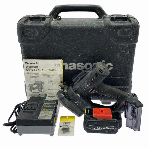 ☆中古品☆Panasonic パナソニック 14.4V/18V 充電全ネジカッター EZ45A8 バッテリー1個(18V 5.0Ah) 充電器 ケース付130517 - 3