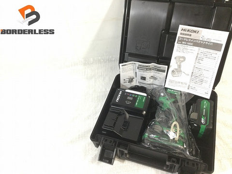 ☆未使用☆HiKOKI ハイコーキ コードレスインパクトドライバ WH18DC(2XPZ) バッテリー2個(BSL36A18X) 充電器 ケース付120978