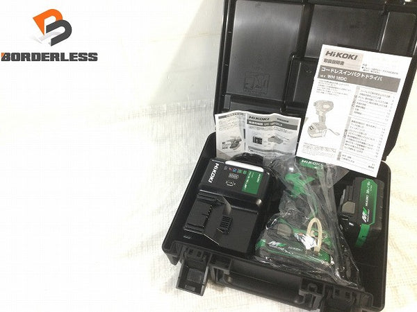 ☆未使用☆HiKOKI ハイコーキ コードレスインパクトドライバ WH18DC(2XPZ) バッテリー2個(BSL36A18X) 充電器 ケース付120978 - 1