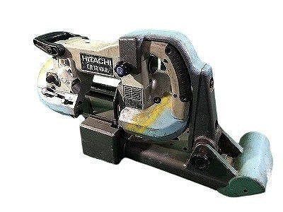☆中古品☆HITACHI 日立工機 100V 120mm ロータリーバンドソー CB12VA2 ライト付き 帯鋸切断機 鉄工 金属加工 116052116052 - 0