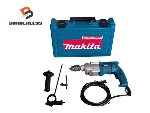 ☆比較的綺麗☆makita マキタ 100V 20mm 2スピード震動ドリル HP2032 ケース付 電動ドリル 穴あけ 穿孔 コード式137377 - 1