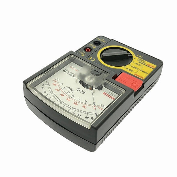 ☆未使用品☆sanwa 三和電気計器株式会社 絶縁抵抗計 PDM5219S ケース付 定格電圧3レンジ式 測定器 アナログ115152 - 6