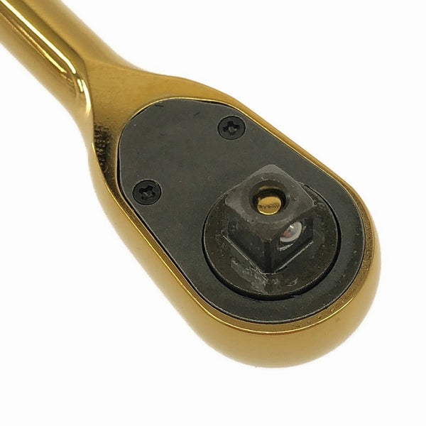 ☆未使用☆nepros ネプロス ラチェットハンドル NBR290GL 限定シリーズ 90ギア 6.3sq 金色 iPゴールド ラチェットレンチ - 6