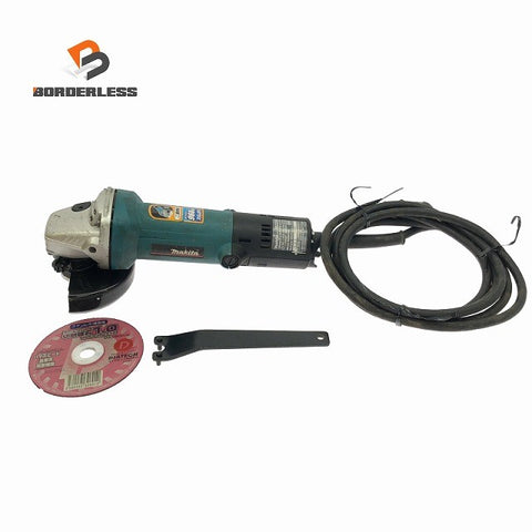 ☆中古品☆makita マキタ 100V 100mm ディスクグラインダー 9533B コード式 ディスクサンダー 研磨機 切断 研削 切削131109