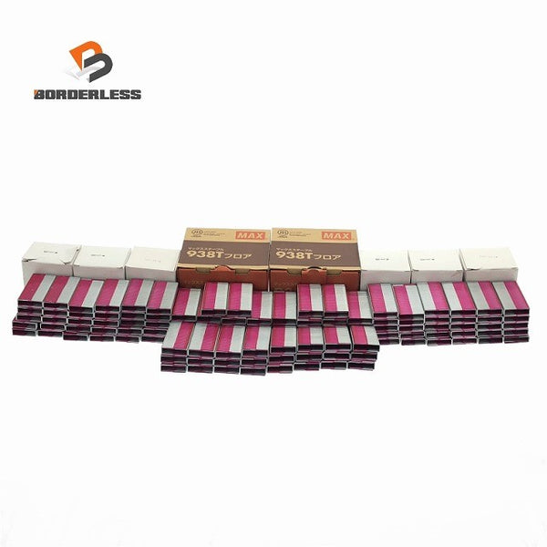 ☆未使用品1200本セット☆MAX マックス フロアステープル 938Tフロア 肩幅9mm 足長さ38mm フロア用 フロアタッカー用120676 - 1