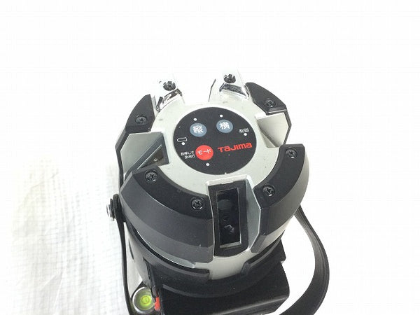 ☆美品☆TAJIMA タジマ ブルーグリーンレーザー墨出し器 ZEROBLSN-KJC 受光器 バッテリ1個 ケース付 ZERO BLUE NAVI センサーKJC113281 - 9
