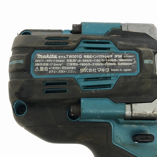 ☆比較的綺麗です☆ makita マキタ 40Vmax 充電式インパクトレンチ TW001G 電動工具 コードレス 締め付け - 9