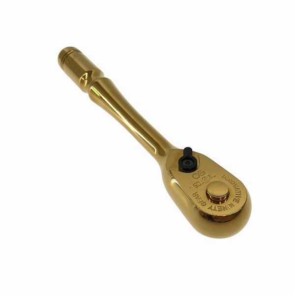 ☆未使用☆nepros ネプロス ラチェットハンドル NBR290GL 限定シリーズ 90ギア 6.3sq 金色 iPゴールド ラチェットレンチ - 5