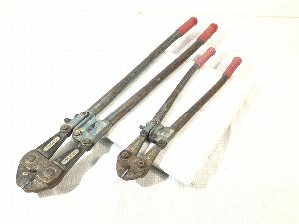 ☆中古品2点セット☆MCC ボルトクリッパー 600mm/900mm 手動式 番線カッター ボルトカッター 切断機 鉄線 手工具 ハンドツール132556 - 2