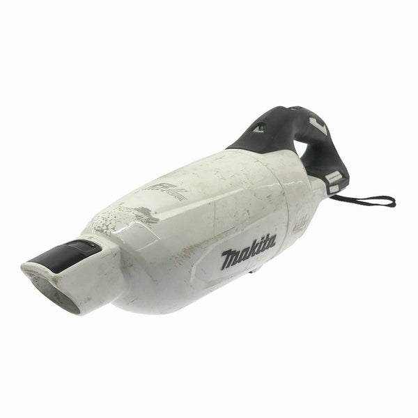 ☆中古品☆makita マキタ 18V 充電式クリーナー CL281FD 白 本体＋サイクロンアタッチメント＋パイプ＋ノズル付 コードレス113650 - 2