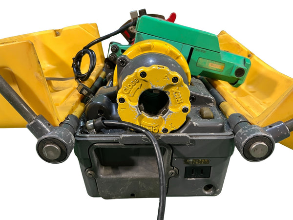 ☆中古品☆REX レッキス工業 100V レッキススター25 ねじ切り機 S25A3 S25AⅢ 自動切り上げ 加工 小型ハイプマシン117170 - 6