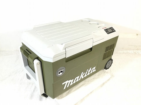 ☆比較的綺麗☆makita マキタ 40Vmax 充電式保冷温庫 CW001G オリーブ 本体＋シガーソケット＋ACアダプタ付 コードレス 冷蔵庫 - 0