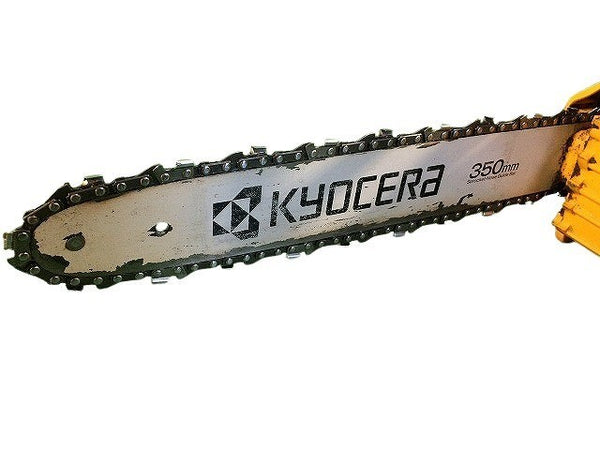 ☆中古品☆KYOCERA 京セラ エンジンチェンソー ESK-3435 ガイドバー350mm 家庭向け エンジン式 チェーンソー 伐採114126 - 6