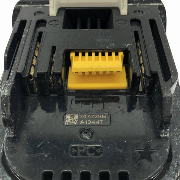 ☆中古品☆makita マキタ 18V 6.0Ah 純正 リチウムイオンバッテリー BL1860B 残量表示付 雪マーク リチウムイオン電池137161 - 8