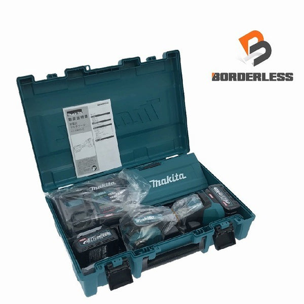 ☆未使用品☆ makita マキタ 40Vmax 充電式マルチツール TM001GRDX バッテリー2個(40V 2.5Ah) 充電器 ケース コードレス123507 - 2