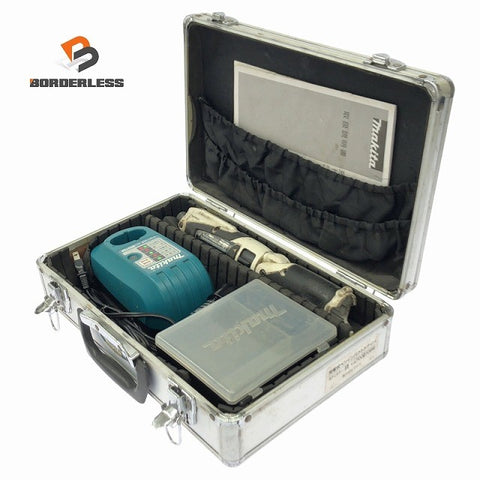 ☆中古品☆makita マキタ 7.2V 充電式ペンインパクトドライバ TD021D バッテリー2個(7.2V 1.5Ah) 充電器付 電動工具 締め付け125200