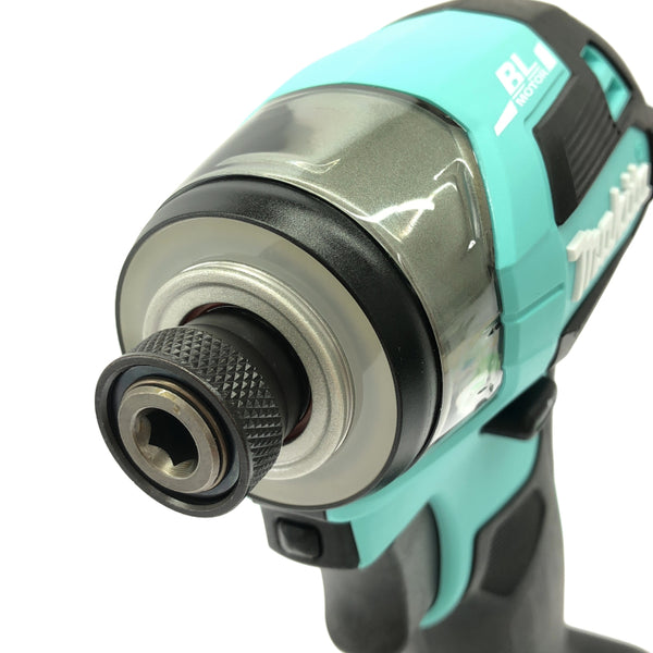 ☆未使用 限定色☆makita マキタ 18V 充電式インパクトドライバー TD173DGXTB ターコイズブルー バッテリ2個(6.0Ah) 充電器 ケース134875 - 8