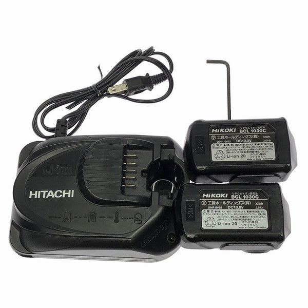 ☆中古品☆HITACHI 日立工機 10.8V コードレスセーバソー CR10DL バッテリ2個(3.0Ah)充電器付き 充電式レシプロソー129538 - 10