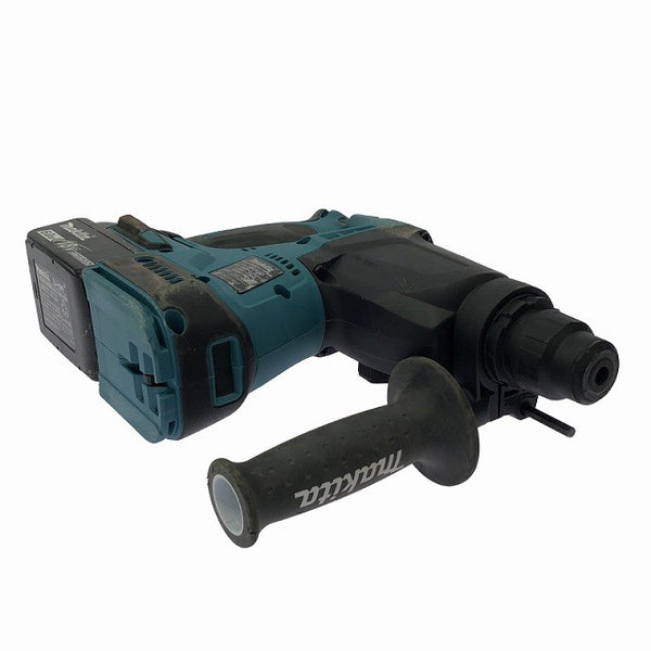 ☆中古品☆makita マキタ 18V 充電式ハンマドリル HR244DRGX 青 バッテリ2個(6.0Ah) 充電器 ケース付 コードレス ハンマードリル130990 - 5